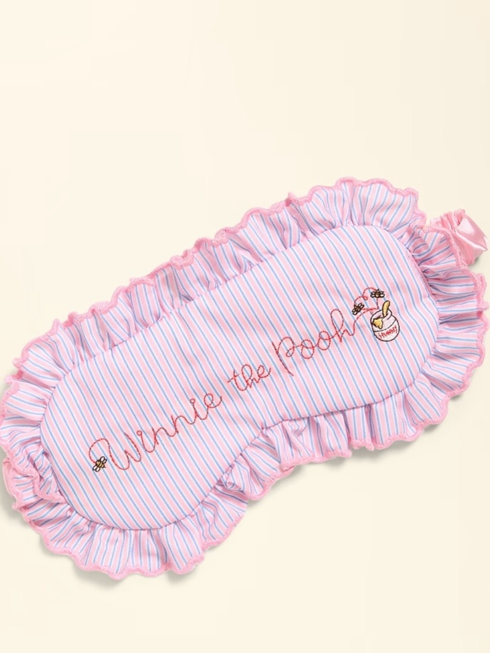 Pink Ruffle Sleep Mask